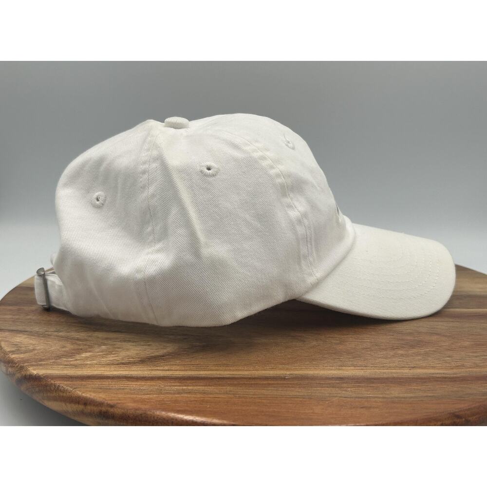 7UP Hat Cap Strap Back White Embroidered Soda Promo Advertising Mens Falcon - Picture 5 of 7